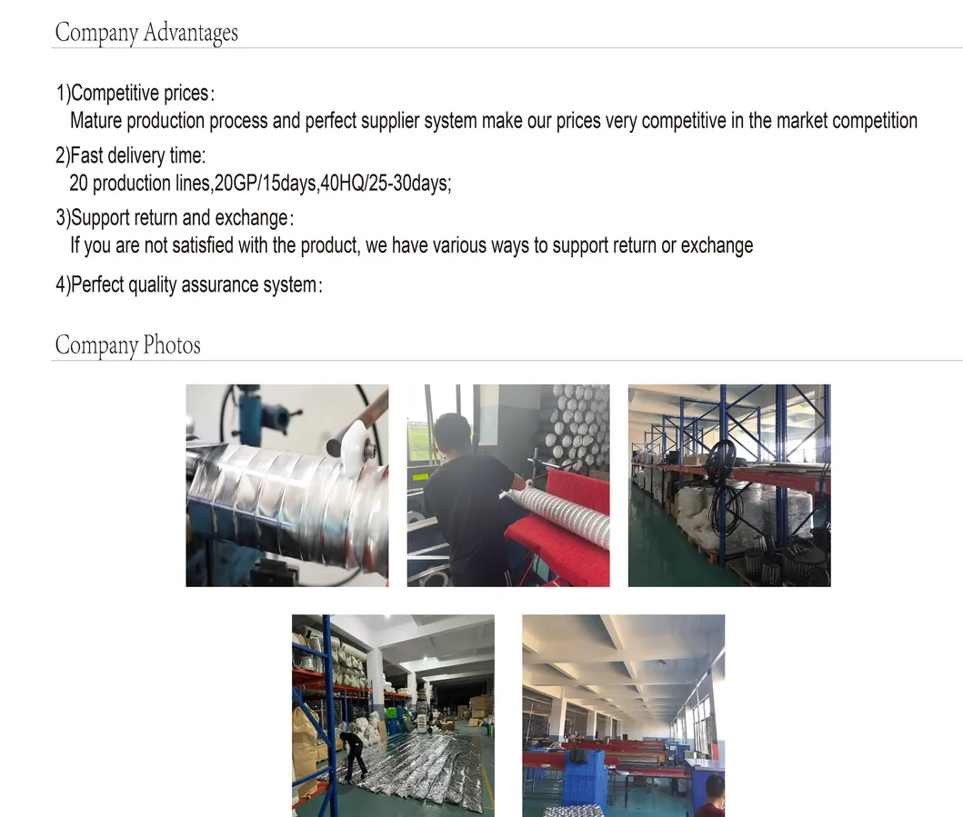 PVC Aluminum Foil Corrugated Pipe Municipal Infrastructure Pipeline