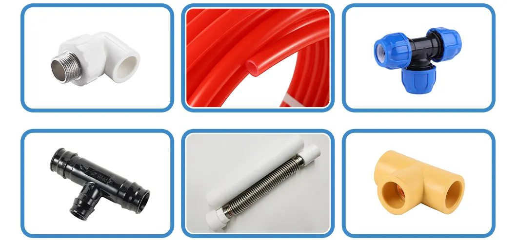 Agricultural Irrigation Polyethylene Pipe Fittings for PE/PVC Pipes