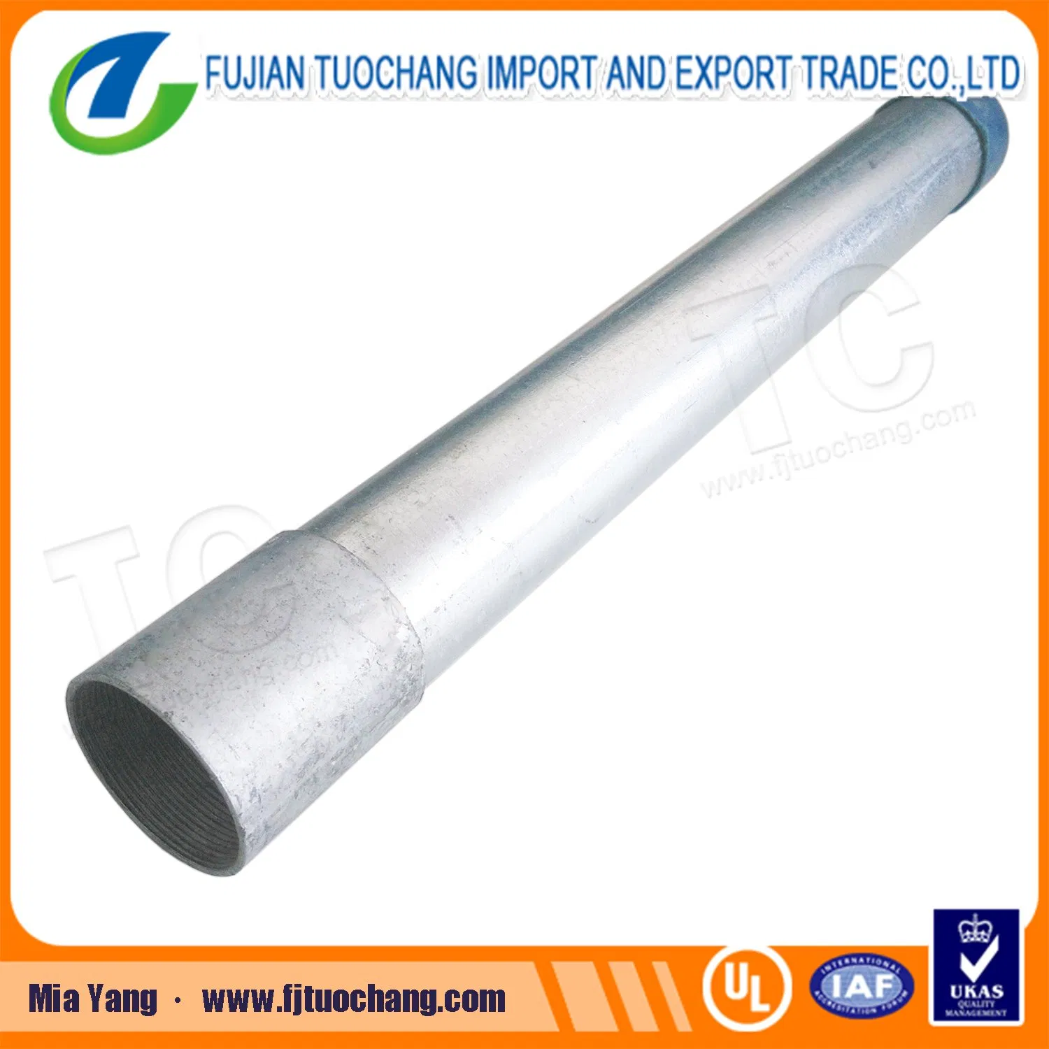 Galvanized Steel Rigid Electrical Conduit Pipe