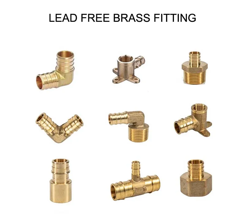 Factory Outlet Brass Female Thread Tee Pipe Fitting for Plumbing, Sanitation Brass Compression Fitting for PVC Pipe