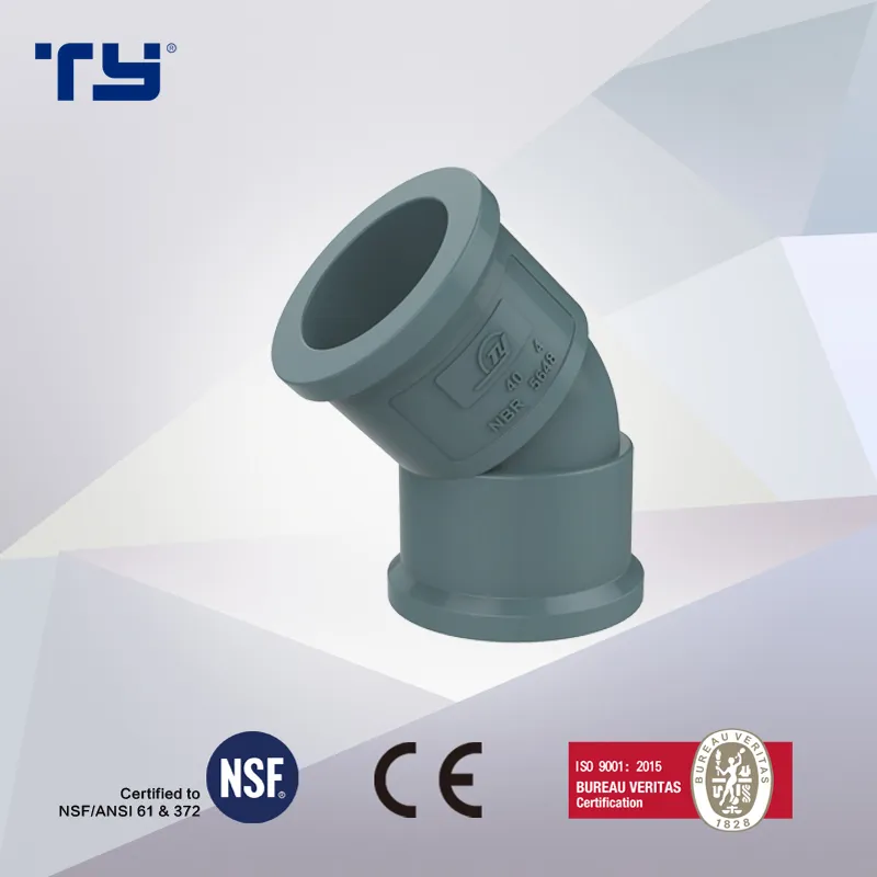 PVC-U Plastic Welded Pressure Pipe Tube Fittings NBR5648 Lesson Sum-UK Tianyan OEM (F TIGRE, SD TIGR