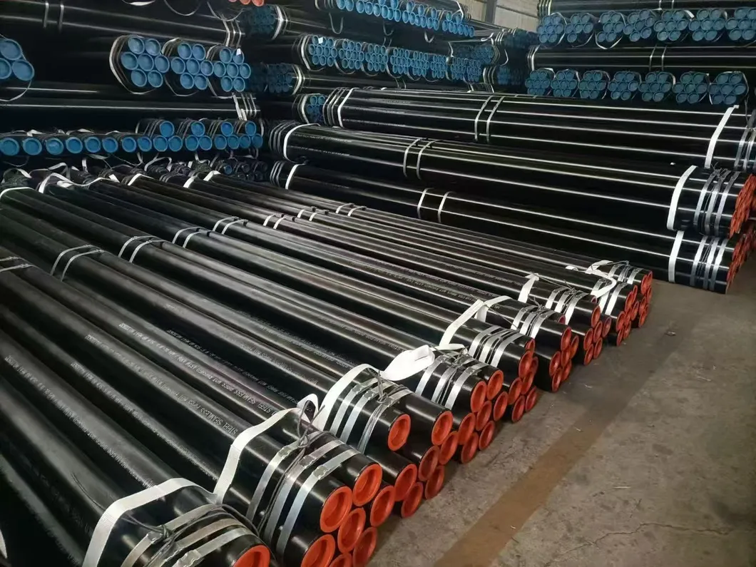 Black Painting/3PE ASTM A106/API 5L Gr. B Seamless Steel Natural Gas/Oil Pipeline