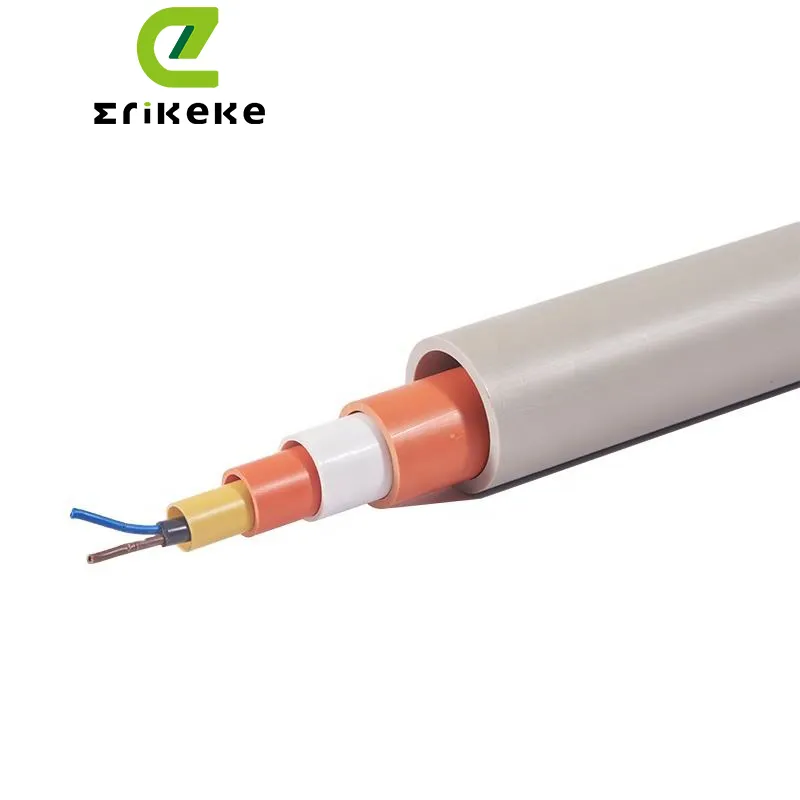 Hot Sale Sch 40 ASTM UPVC Pipes Bell End Orange White Grey Color 110mm 140mm 250mm Diameter PVC Pipe