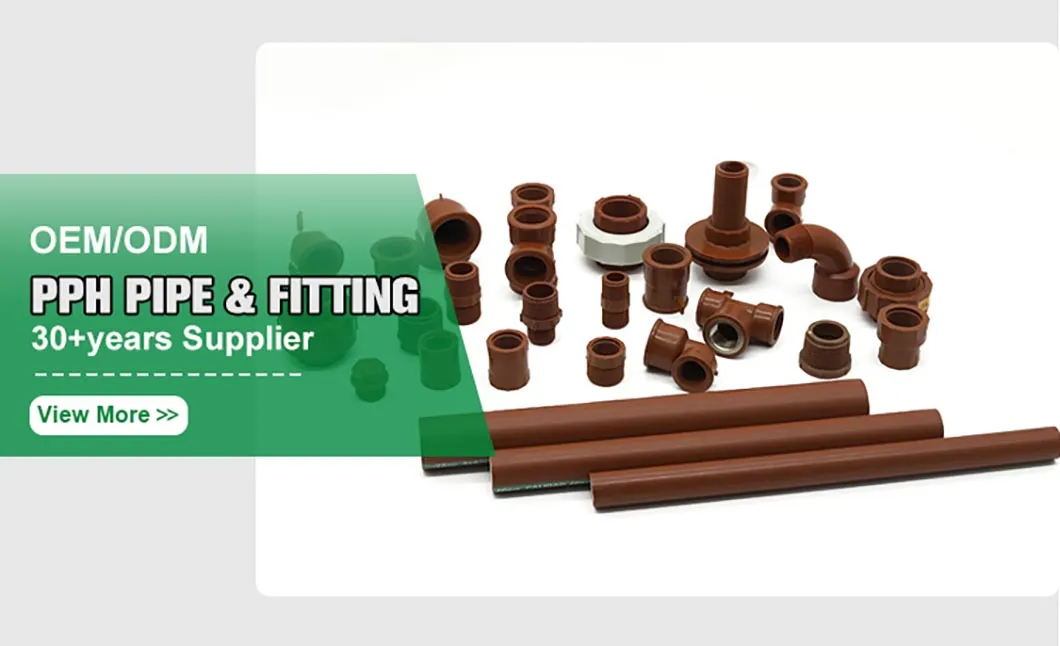 Ifan ISO 15494 Durable and Wholesale Pph Plastic Pipes 1/2''-2'' Long Pph Pipes