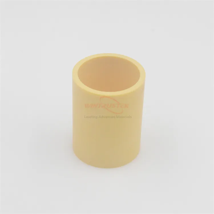 Long-Lasting Yellow MGO Stabilized Zirconia Ceramic Pipe