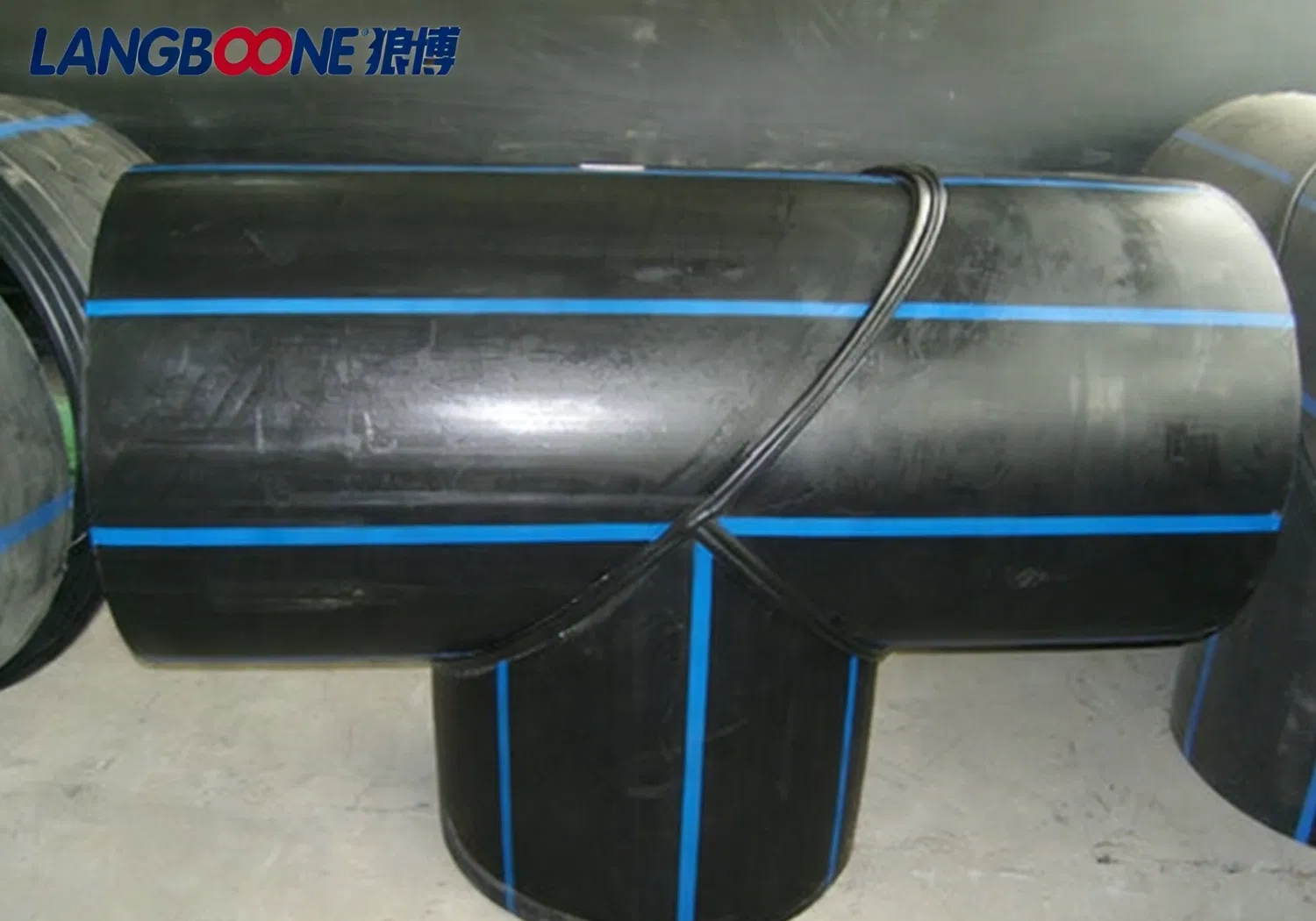 PE100 PE Pipe HDPE Fabricated Cross Fitting Segment Welded /Tee/Cross TF Fitting