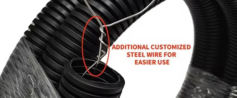 China Flame Retardant Solar Car Charger PA Nylon Corrugated Pipe with RoHS