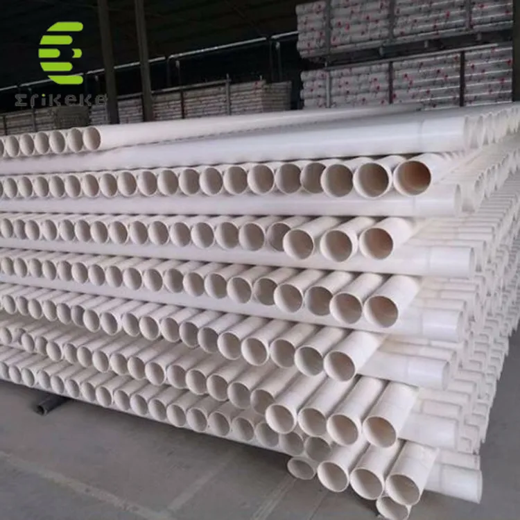 Professionally Provide 5 6 7 Inch White High Pressure Plastic PVC Hot Cold Water Drink Pipe Price