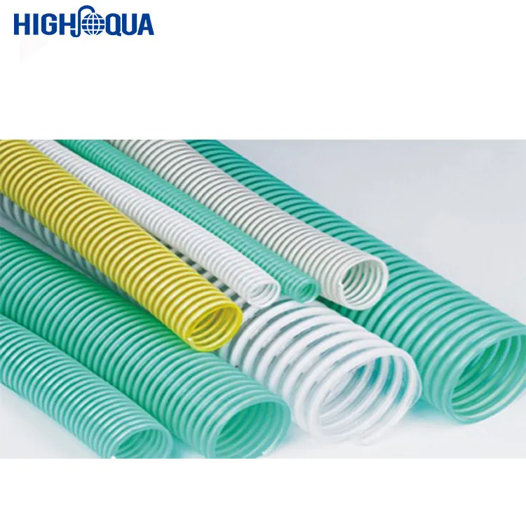 Flexible Corrugated Spiral PVC Suction Pipe for Conveying Water