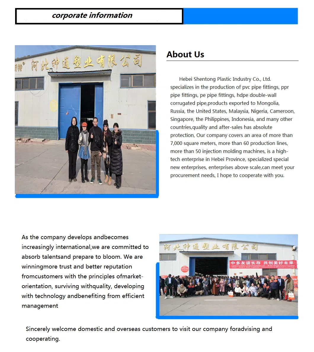 High Quality Plastic Pipe UPVC Drainage Pipe 50/75/110/160/200 Customizable