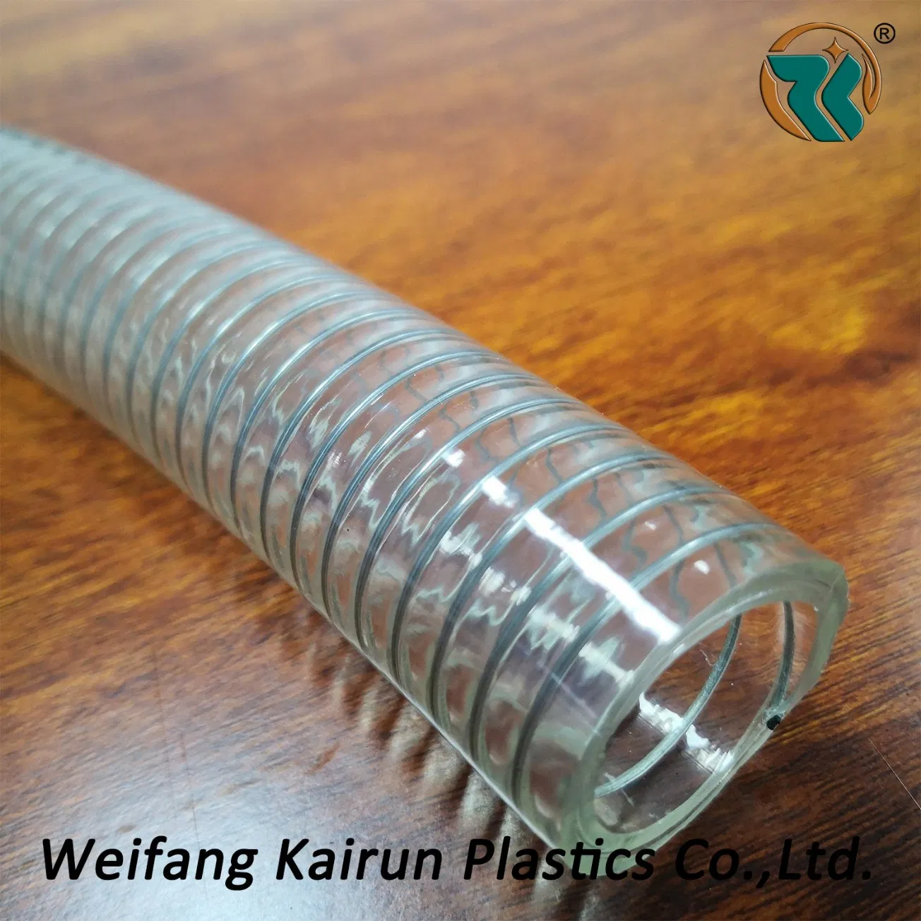 High Quality Spiral Spring Transparent PVC Steel Wire Water Industrial Discharge Hose Agricultural I