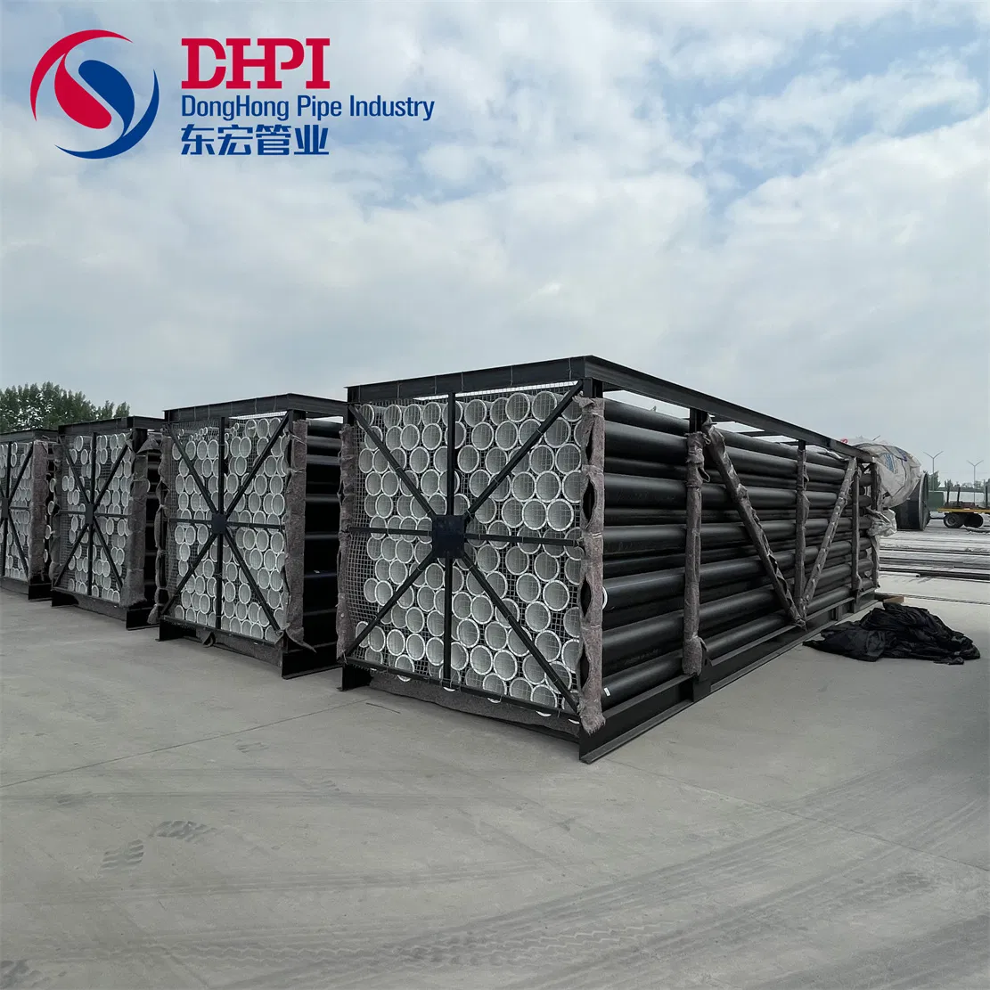 DN50 – DN1000 Abrasion Resistant Composite Pipe Conveying Raw Material Slurry, Pulverised Coal, Fini