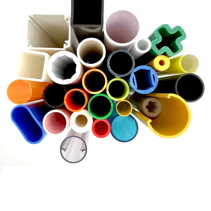 Customized High Temperature Resistant Flame Retardant PVC ABS PP PE Plastic Extrusion Pipe