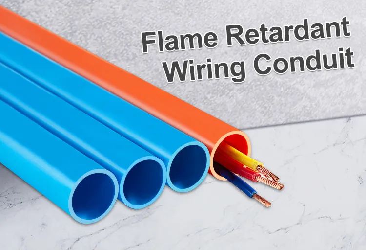 Rigid Custom Round Profile PVC Pipe for Electrical Wire Safety