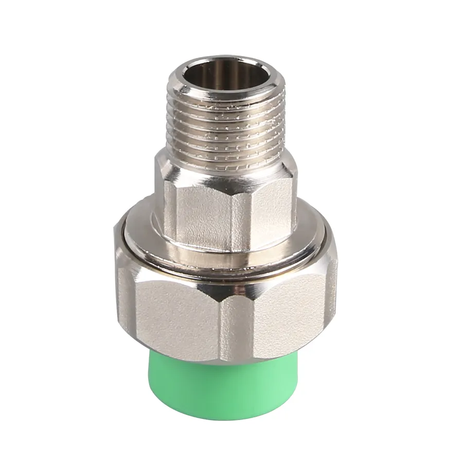 Green Color PPR Pipe Fittings for Water Plumbing