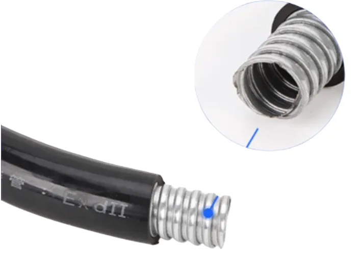 ATEX M20 M25 High Insulation Compression Fitting Explosion Proof Flexible Protective Conduit Hose