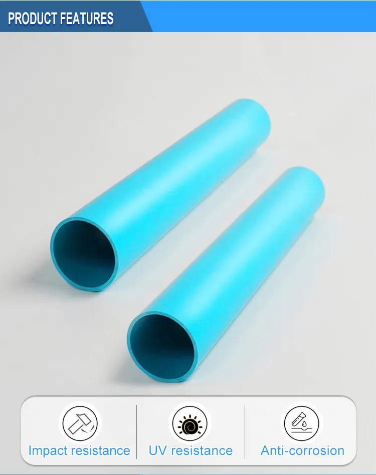 Factory Direct Custom White PVC Pipe in Various Sizes