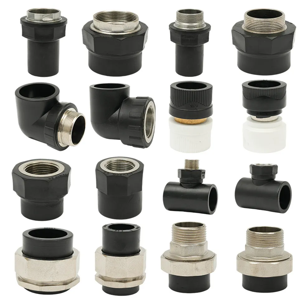 High Quality Pn35/Pn25/Pn20/Pn16 Copper Pipe Fittings Male Female PE/HDPE Threaded Pipe Nipple for T