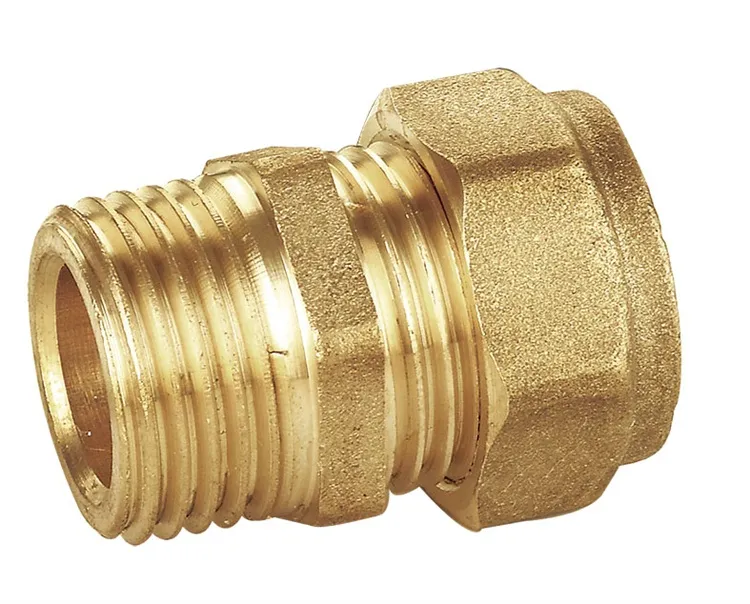 Precision Customized Female 326g Weight Pipe Brass Compression Fitting for Supply Lines
