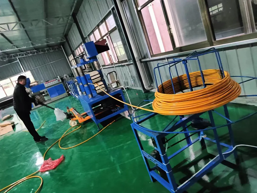 Factory Supply Soft PVC Plastic Coated Metal Pipe Bellows Production Line Stainless Steel Coated Pipe Corrugated Pipe