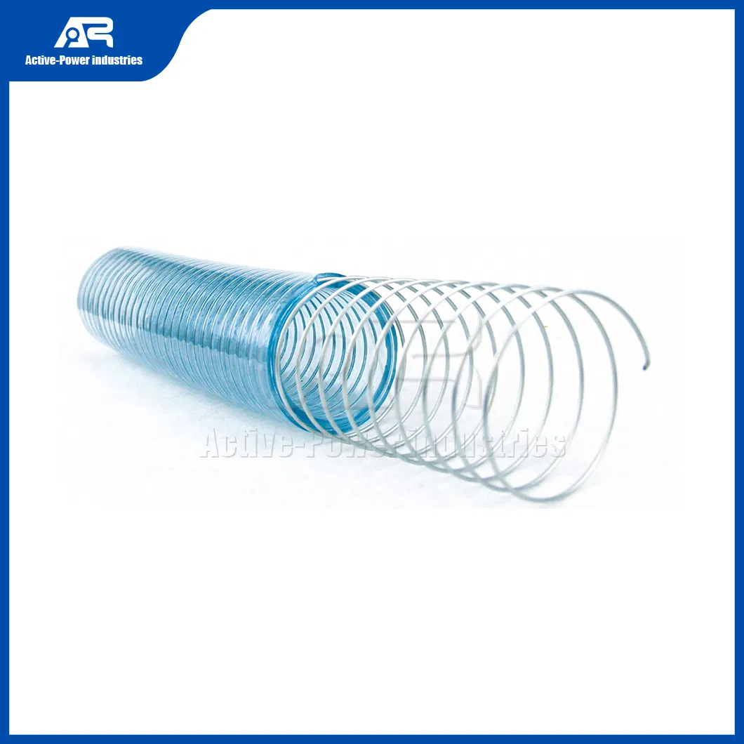 Active-Power Industries Flexible PVC Hose Suppliers Spiral Reinforced Hose China High Temperature Food Grade PVC Steel Wire Reinforced Hose Pipe