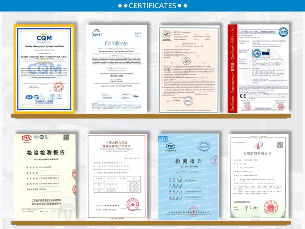 Electric Melting Pn18 Environmental Friendly PE Reducing Tee Pipe Fitting