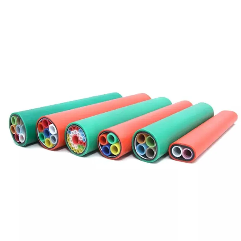 Square Round Flat Micro Duct Tube Bundle PE Sheath Low Friction Microduct
