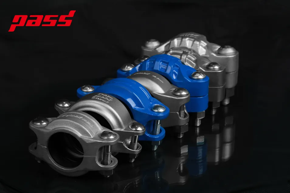 Manufacturer 73mm/DN65/2-1/2'' 300psi-2300psi/21bar-158bar Stainless Steel/Nylon Grooved Pipe Fittings Clamp