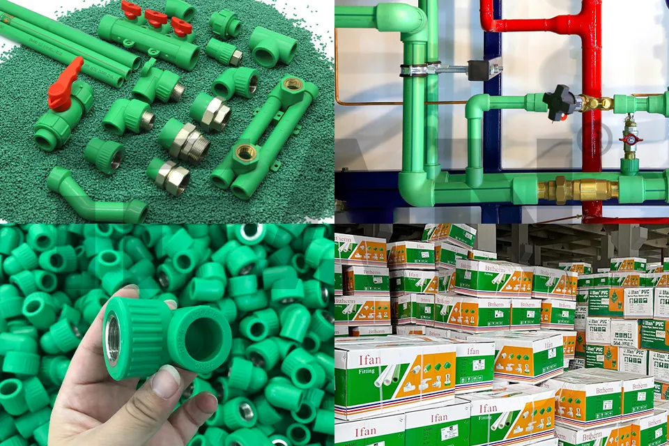 Ifan Manufacturer Wholesale Plumbing Materials PPR Fittings Plastic PPR Pipe Fittings for Water Pipe