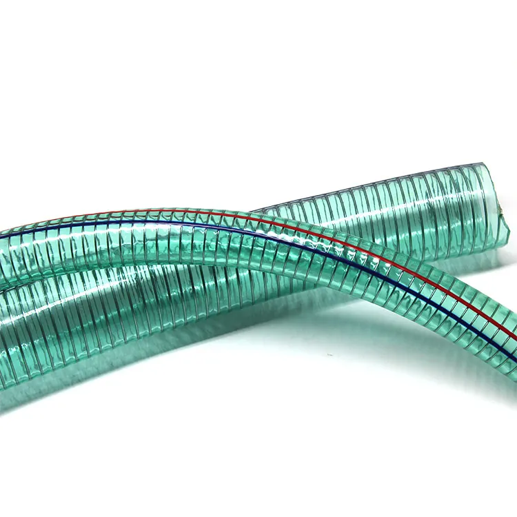 Best Food-Grade Flexible Transparent PVC Spring Wire Hose Pipe