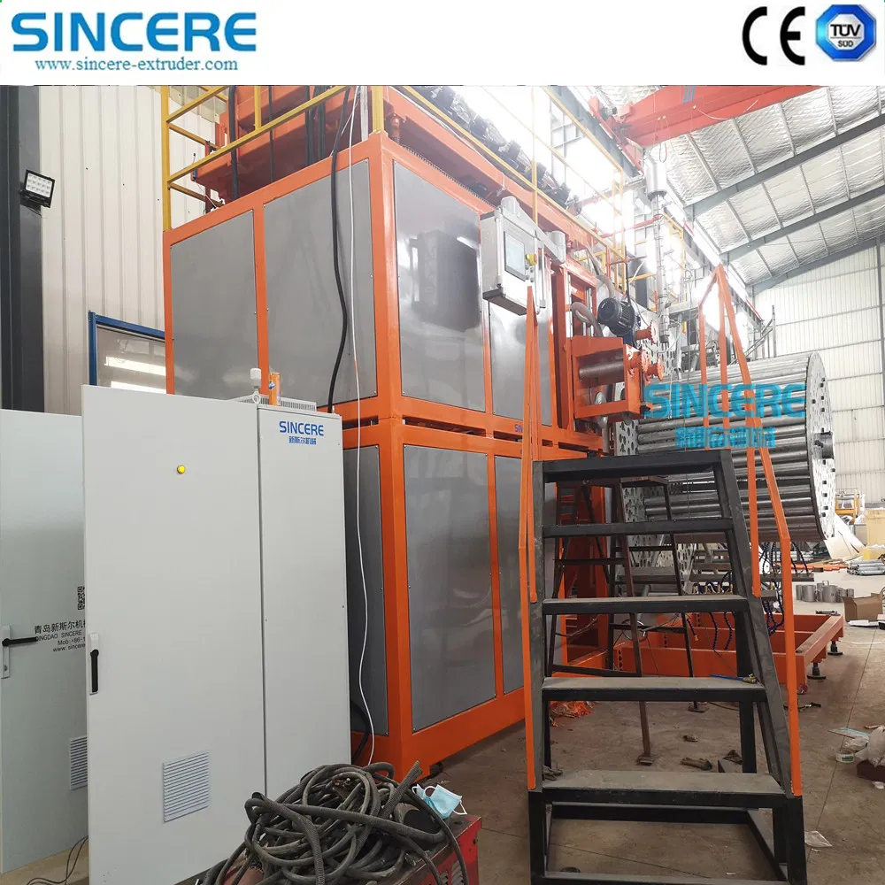 DN200-4000 Water Tank HDPE Hollow Wall Pipe Extruder Manufacturing Machine