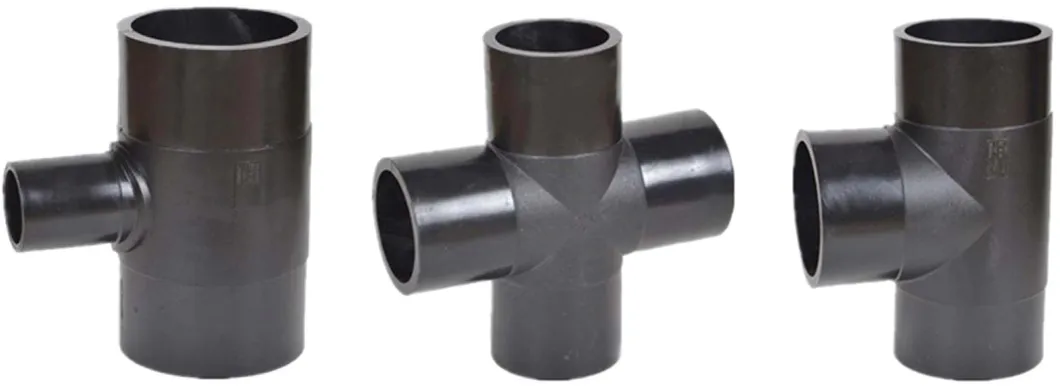 High Quality DIN Standard SDR13.6 SDR17 Plastic PE Pipe End Fitting HDPE Butt Fusion Pipe Fitting HDPE Pipe Fitting for Water Supply