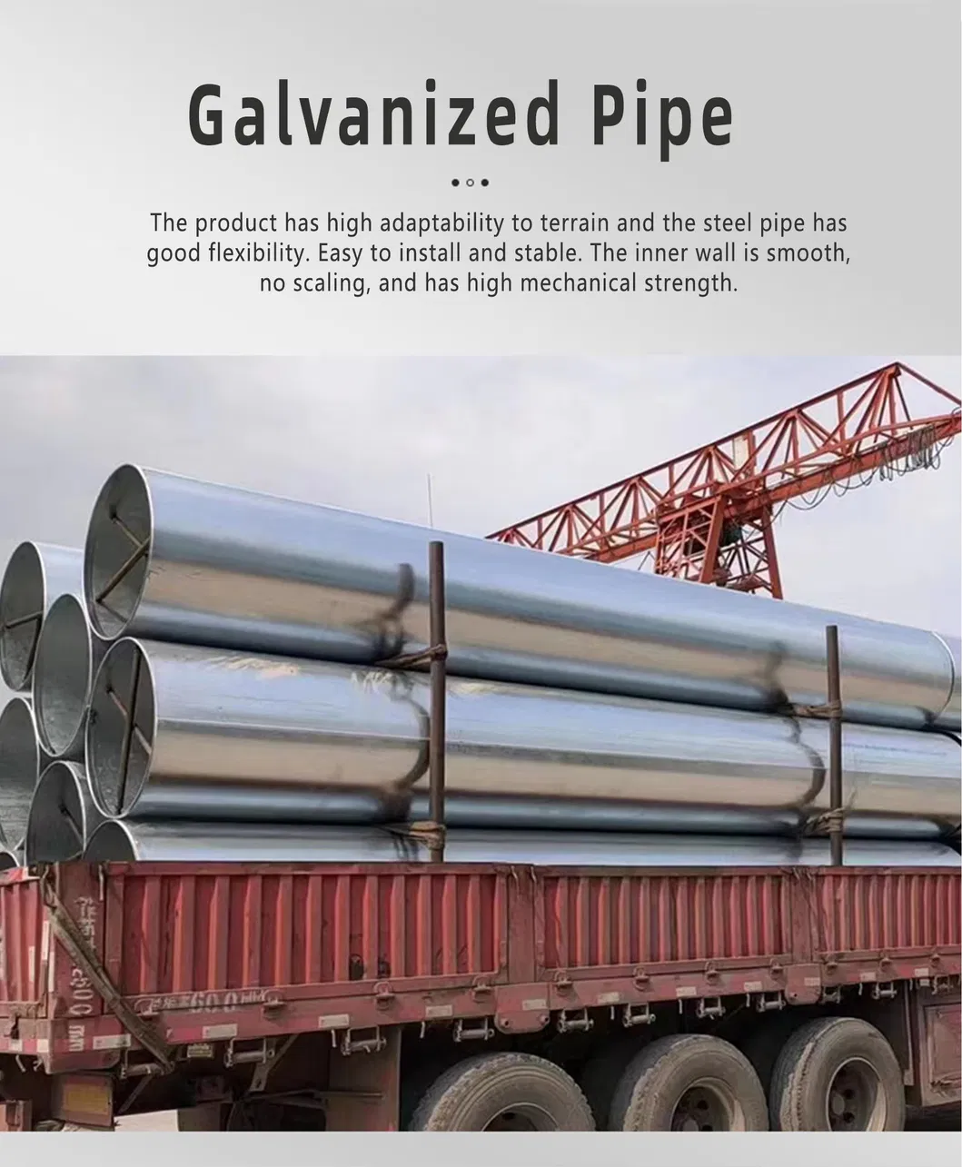 Gi Factory Direct EMT Hot DIP Galvanized Pipe ASTM A53/ASTM A795 JIS/Bis/GS/API Certified Include Cutting Welding Bending