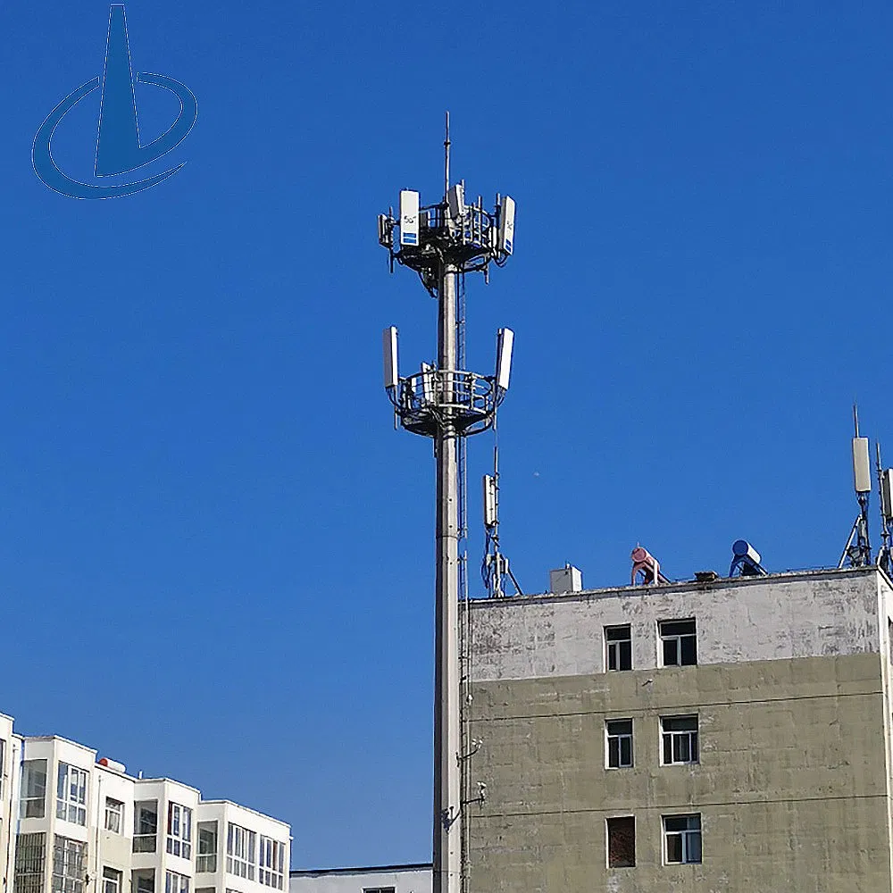 Communication Equipment New Xinyuan 12032*2352*2352 Customized Stable Monopole Transmission Tower