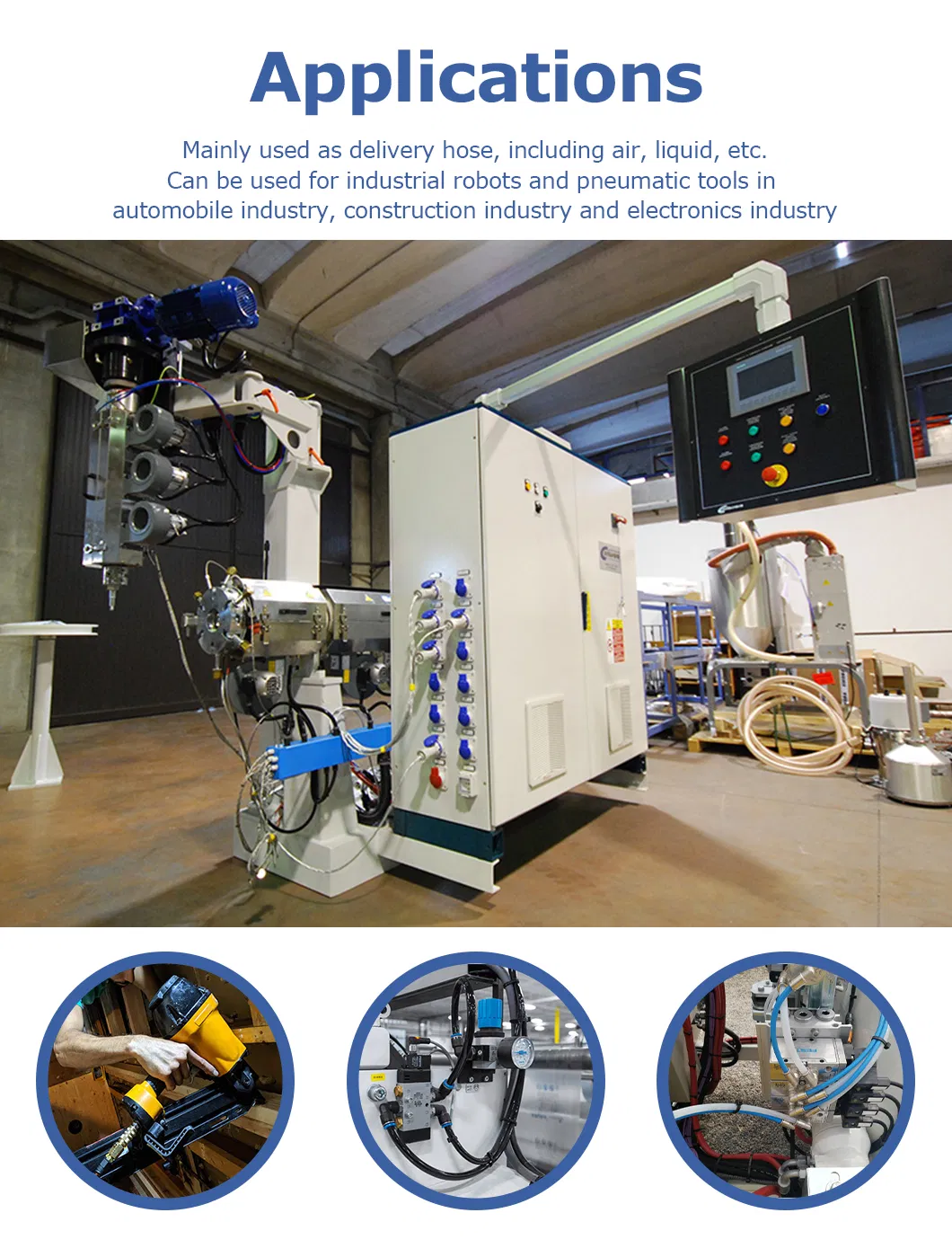 4mm 6mm 8mm Rigid Flexible Nylon Tube Tubing