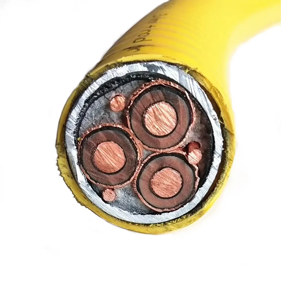 600V 95mm² 4-Core 4X6 AWG + 2X8AWG Copper Core XLPE Inner Sheath Armored PVC Sheath Mc Interlock Pow