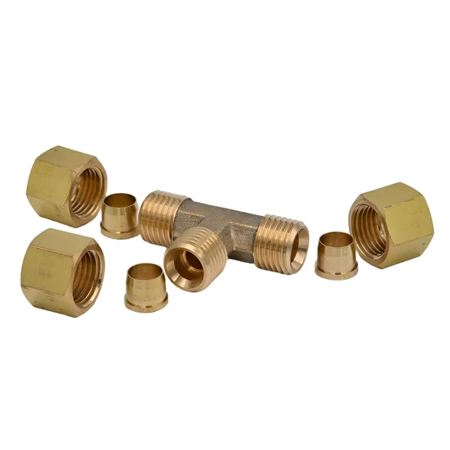 Premium Compression Brass Nylon Pipe Fitting for Trailer Air Brake