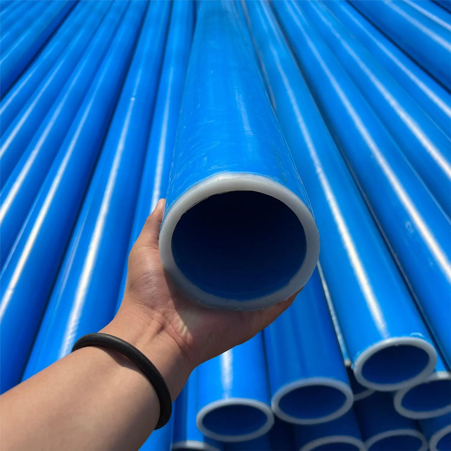 HDPE Steel Wire Mesh Reinforcedcomposite Pipe for Mining Tailings Pipeline