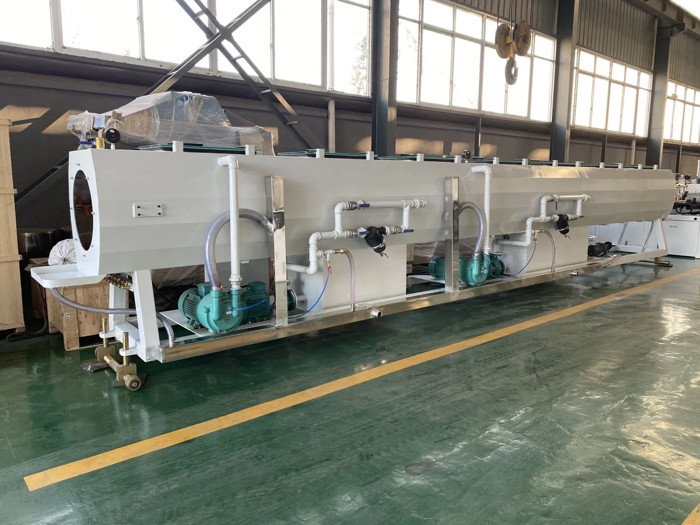 High Efficient 110/400mm Plastic PE Tube Pipe Making Machine Single Screw Extruder HDPE Pipe Product High Efficient 110/400mm Plastic PE Tube Pipe Making Machine Single Screw Extruder HDPE Pipe Product