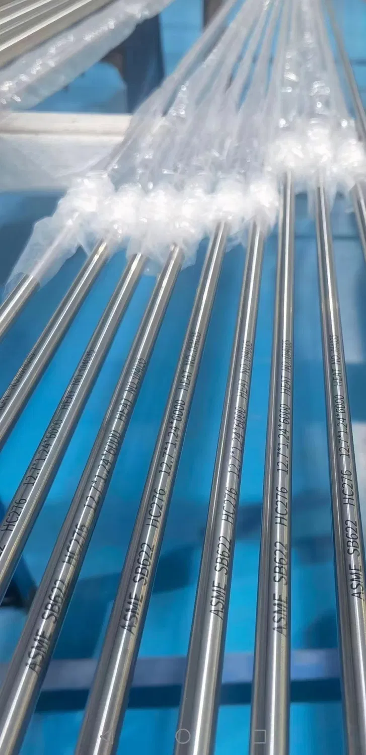 Nailok ASME B22 Alloy C276 Unsn10276 Seamless Tube Gas Tubing 6m 8m 10mm 12mm Corrosion Resistance P