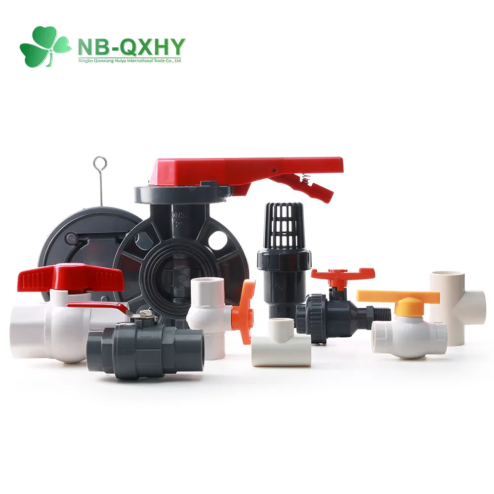 Nbqx Pn10 Pn16 DIN Standard Plastic Pressure PVC UPVC Plumbing Pipe Fitting for Water Supply and Irrigation Use