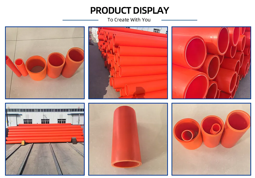 Various Specifications Mpp-CPVC Cable Protection Tube Hot-DIP Plastic Steel Pipe