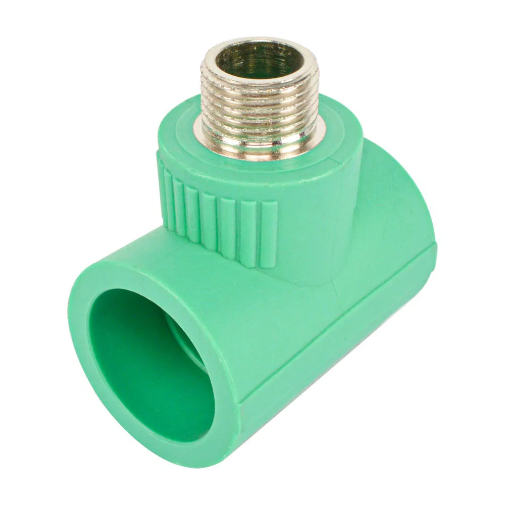Bsp Thread PPR Pipe Connection Male Tee Plastic Pipe PPR Fittings