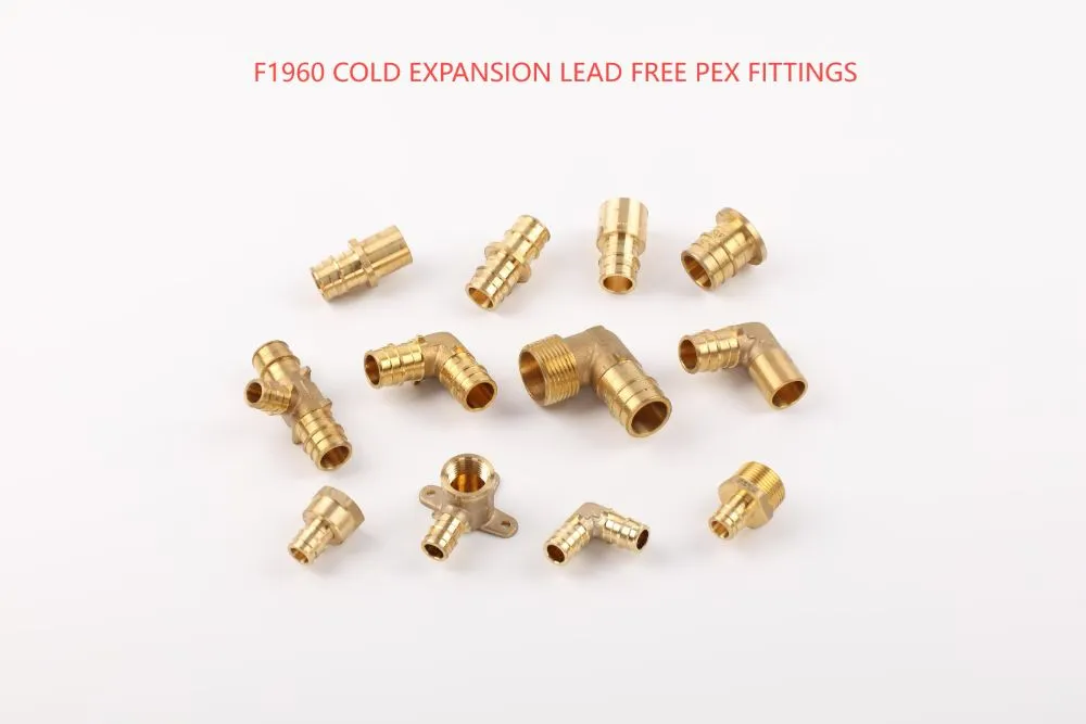 China Brass Pex Pipe Fitting Tee Crimp Fitting Socket for Plumbing and PE Pipe
