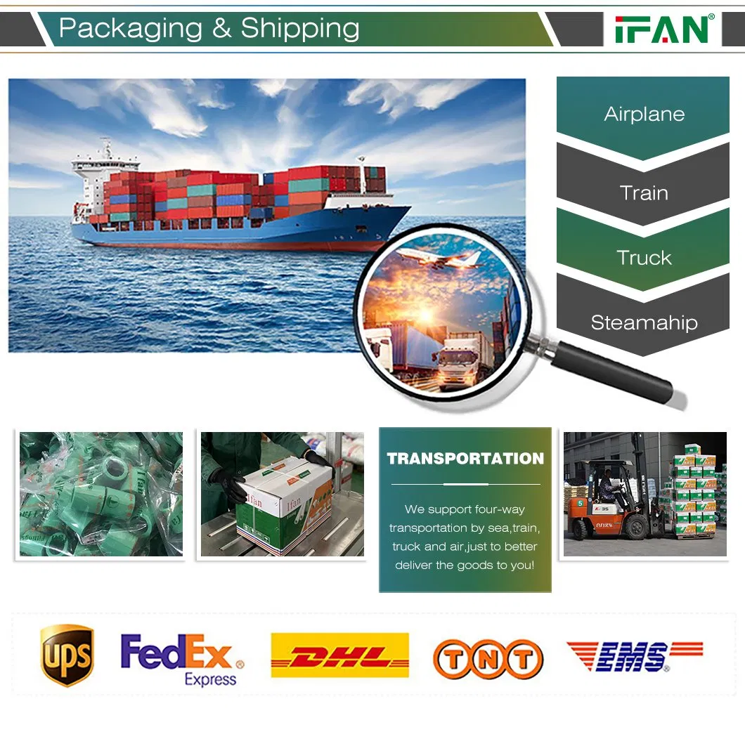 Ifan Customized All Sizes ASTM D2846 Water System Plastic CPVC Pipe