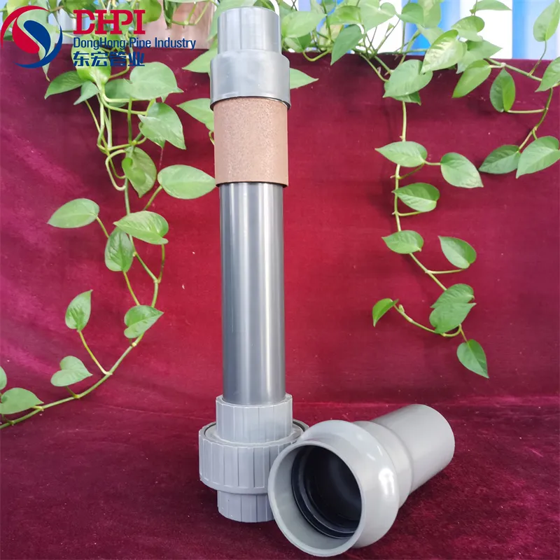 Dhpi Industrial PVC Pipe Factory Processing Lead-Free Salt Wastewater Hard Plastic Drainage Pipe ISO