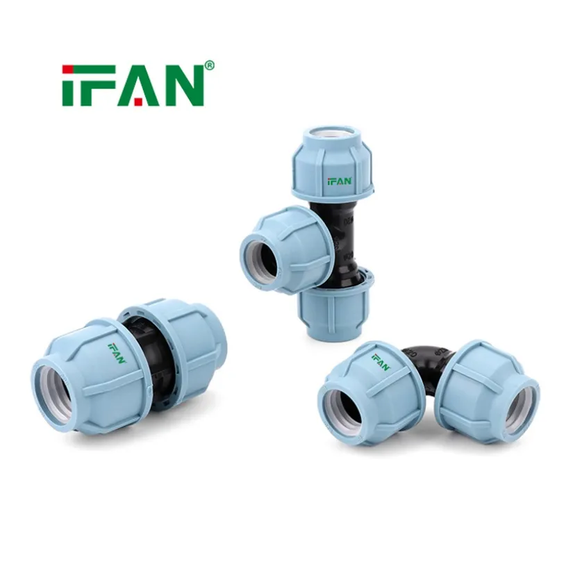 Ifan OEM PE Pipe Fittings HDPE Fittings Quick Connect Water Fitting PP Compression Fitting