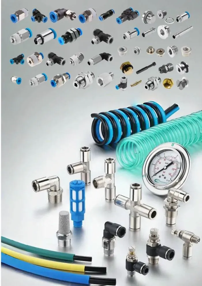 PC/Pl/PU/PV 1/2 to 3/8 Plastic Tube Pneumatic Air Connector Push in Connect Assembly Machine Brass Pipe Stainless Steel Hydraulic Hose Pneumatic Fittings