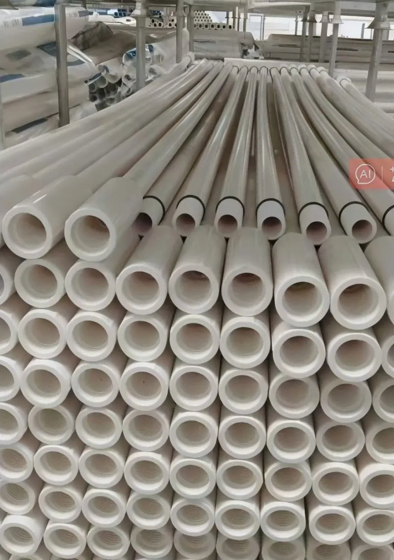 Durable Plastic Tubes White PVC High-Pressure Water Pumps Pipe