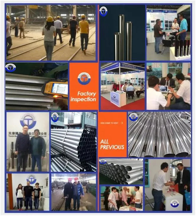 ASTM 201 304 316 316L 2205 2507 Cold Drawn Hollow Section Stainless Steel Pipe